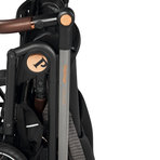 Carucior 3 in 1 Peg Perego Veloce, Lounge, 0 - 22 kg, 500, Negru/Gri