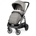 Carucior 3 in 1 Peg Perego Veloce, Lounge, 0 - 22 kg, City Grey, Gri / Alb