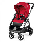 Carucior 3 in 1 Peg Perego Veloce, Lounge,  0 - 22 kg, Red Shine, Rosu