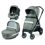 Carucior 3 in 1 Peg Perego Book, Primoviaggio SL,  0 - 22 kg, City Grey, Gri / Alb *