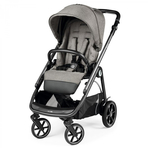 Carucior 3 in 1 Peg Perego Veloce, Lounge, 0 - 22 kg, City Grey, Gri / Alb
