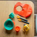 Kit pentru diversificare hrana Tommee Tippee cu tehnologie BACSHIELD™ , 4 luni +