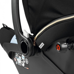 Carucior 3 in 1 Peg Perego Veloce, Lounge, 0 - 22 kg, Graphic Gold, Negru / Bej