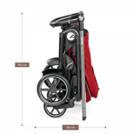 Carucior 3 in 1 Peg Perego Veloce, Primoviaggio SL, 0 - 22 kg, Red Shine, Rosu