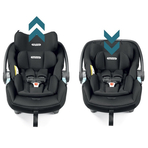 Carucior 3 in 1 Peg Perego Veloce, Lounge, 0 - 22 kg, 500, Negru/Gri