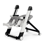 Scaun De Masa 2 in 1 Peg Perego, Siesta Follow Me, Wonder Grey, 0 - 15 Kg