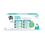 Set 6 rezerve pentru cos scutece Tommee Tippee Simplee, Reciclabile