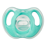 Suzeta Ortodontica Usoara, Tommee Tippee, 2 buc, 6 - 18 luni, Transparent / Turquoise