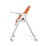 Scaun de masa 2 in 1 Peg Perego Prima Pappa Zero Follow Me, 0-15 Kg, Wonder Orange, Portocaliu