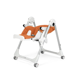 Scaun de masa 2 in 1 Peg Perego Prima Pappa Zero Follow Me, 0-15 Kg, Wonder Orange, Portocaliu