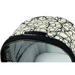 Carucior 3 in 1 Peg Perego Book, Primoviaggio SL, 0 - 22 kg, Graphic Gold, Negru / Bej