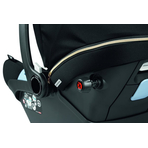 Carucior 3 in 1 Peg Perego Book, Lounge, 0 - 22 kg, Graphic Gold, Negru / Bej