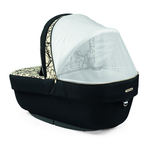 Carucior 3 in 1 Peg Perego Book, Primoviaggio SL, 0 - 22 kg, Graphic Gold, Negru / Bej