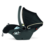 Carucior 3 in 1 Peg Perego Book, Lounge, 0 - 22 kg, Graphic Gold, Negru / Bej