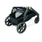 Carucior 3 in 1 Peg Perego Book, Primoviaggio SL, 0 - 22 kg, Graphic Gold, Negru / Bej