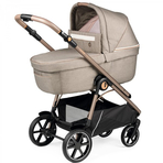 Carucior 3 in 1 Peg Perego Veloce, Primoviaggio SL, 0 - 22 kg, Mon Amour, Bej / Roz