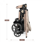 Carucior 3 in 1 Peg Perego Veloce, Primoviaggio SL, 0 - 22 kg, Mon Amour, Bej / Roz