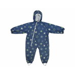 Combinezon Impermeabil Fleece Navy Stars 6-12 luni