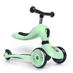 Trotineta copii cu sezut, transformabila 2in1, HighwayKick 1 Kiwi, 1-5 ani, pana la 50 kg, Scoot  Ride