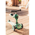 Trotineta copii cu sezut, transformabila 2in1, HighwayKick 1 Forest, 1-5 ani, pana la 50 kg, Scoot Ride