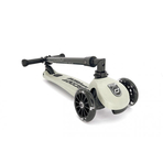 Trotineta copii pliabila, reglabila, roti luminoase, Highwaykick 3 Led Ash, 3-6 ani, pana la 50 kg, Scoot Ride