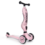 Trotineta copii cu sezut, transformabila 2in1, HighwayKick 1 Rose, 1-5 ani, pana la 50 kg, Scoot  Ride