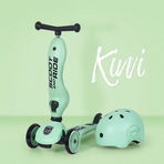 Trotineta copii cu sezut, transformabila 2in1, HighwayKick 1 Kiwi, 1-5 ani, pana la 50 kg, Scoot  Ride