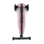 Trotineta copii pliabila, reglabila, roti luminoase, Highwaykick 3 Led Rose, 3-6 ani, pana la 50 kg, Scoot Ride