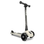 Trotineta copii pliabila, reglabila, roti luminoase, Highwaykick 3 Led Ash, 3-6 ani, pana la 50 kg, Scoot Ride