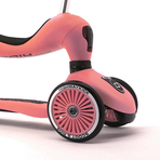 Trotineta copii cu sezut, transformabila 2in1, HighwayKick 1 Peach, 1-5 ani, pana la 50 kg, Scoot  Ride