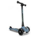 Trotineta copii pliabila, reglabila, roti luminoase, Highwaykick 3 Led Steel, 3-6 ani, pana la 50 kg, Scoot Ride