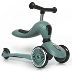 Trotineta copii cu sezut, transformabila 2in1, HighwayKick 1 Forest, 1-5 ani, pana la 50 kg, Scoot Ride