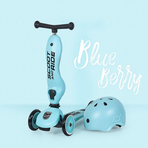 Trotineta copii cu sezut, transformabila 2in1, HighwayKick 1 Blueberry, 1-5 ani, pana la 50 kg, Scoot  Ride