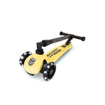 Trotineta copii pliabila, reglabila, roti luminoase, Highwaykick 3 Led Lemon, 3-6 ani, pana la 50 kg, Scoot Ride