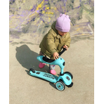 Trotineta copii cu sezut, transformabila 2in1, HighwayKick 1 Blueberry, 1-5 ani, pana la 50 kg, Scoot Ride