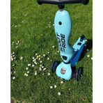 Trotineta copii cu sezut, transformabila 2in1, HighwayKick 1 Blueberry, 1-5 ani, pana la 50 kg, Scoot Ride