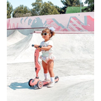 Trotineta copii cu sezut, transformabila 2in1, HighwayKick 1 Peach, 1-5 ani, pana la 50 kg, Scoot Ride