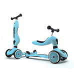 Trotineta copii cu sezut, transformabila 2in1, HighwayKick 1 Blueberry, 1-5 ani, pana la 50 kg, Scoot  Ride