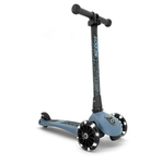 Trotineta copii pliabila, reglabila, roti luminoase, Highwaykick 3 Led Steel, 3-6 ani, pana la 50 kg, Scoot Ride