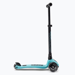 Trotineta copii pliabila, reglabila, roti luminoase, Highwaykick 3 Led Blueberry, 3-6 ani, pana la 50 kg, Scoot Ride