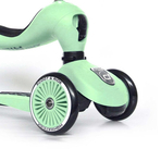 Trotineta copii cu sezut, transformabila 2in1, HighwayKick 1 Kiwi, 1-5 ani, pana la 50 kg, Scoot  Ride