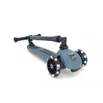 Trotineta copii pliabila, reglabila, roti luminoase, Highwaykick 3 Led Steel, 3-6 ani, pana la 50 kg, Scoot Ride