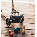 Trotineta copii pliabila, suport jucarie, Highwaykick 2 Lifestyle Leopard, 2 ani +, pana la 50 kg, Scoot Ride