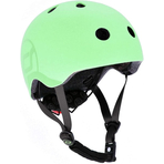 Casca de protectie pentru copii, sistem de reglare magnetic cu led, S-M, 51-55 cm, 3 ani+, Kiwi, Scoot Ride