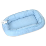 AMY - Suport de dormit Babynest, 70x45 cm, Puzzle Blue