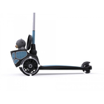 Trotineta copii pliabila cu roti luminoase, suport jucarie, Highwaykick 2 Lifestyle Steel Reflectorizant, 2 ani +, pana la 50 kg, Scoot Ride