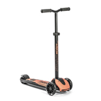 Trotineta copii pliabila, reglabila, roti luminoase, Highwaykick 5 Led Peach, 5 ani +, pana la 80 kg, Scoot Ride
