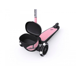 Trotineta copii pliabila cu roti luminoase, suport jucarie, Highwaykick 2 Lifestyle Rose Reflectorizant, 2 ani +, pana la 50 kg, Scoot Ride