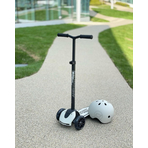Trotineta copii pliabila, reglabila, roti luminoase, Highwaykick 5 Led Ash, 5 ani +, pana la 80 kg, Scoot Ride