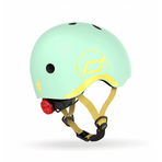Casca de protectie pentru copii, sistem de reglare magnetic cu led, XXS-S, 45-51 cm, 1 an+, Kiwi, Scoot Ride